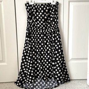 Xhilaration High Low Strapless Sundress Size Small